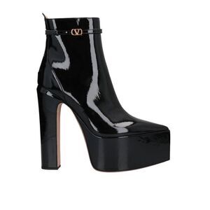 VALENTINO GARAVANI 165mm Tan-go leather boots with logo